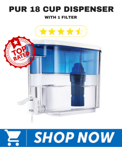 Pur 18 Cup Dispenser with 1 Filter