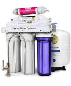 RCC7AK 6-Stage Residential Under-Sink Reverse Osmosis Water Filter System