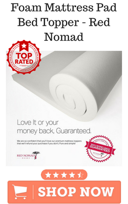 Foam Mattress Pad Bed Topper - Red Nomad