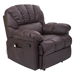 HomCom PU Leather Vibrating Massage Sofa Chair Recliner HomCom PU Leather Vibrating Massage Sofa Chair Recliner