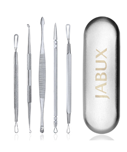 JABUX Blackhead and Pimple Remover Tool Kit