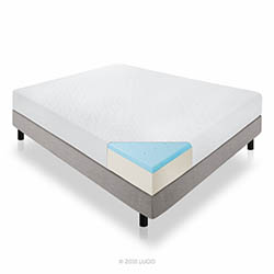 LUCID 10 Inch Gel Memory Foam Mattress