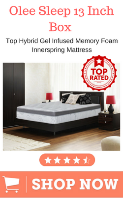 Best Olee Sleep 13 Inch Box Top Hybrid Gel Infused Memory Foam Innerspring Mattress
