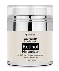 Radha Beauty Retinol Moisturizer Cream for Face and Eye Area