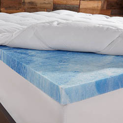 Sleep Innovations 4-Inch Dual Layer Mattress Topper 