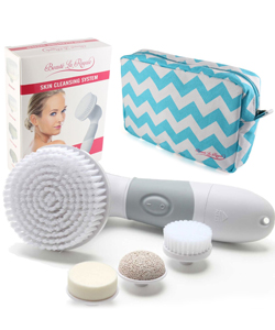 Waterproof Facial Brush Cleansing System for Face & Body