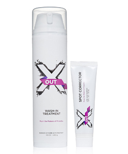 X Out 90 Day Wash-In Combo with Spot Corrector Acne Treatment