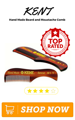 Kent Hand Made Beard and Moustache Comb 