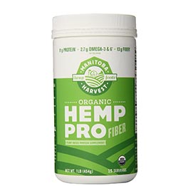 Manitoba Harvest Organic Hemp Pro Fiber Protein Supplement.