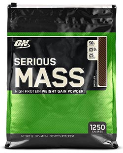 Serious Mass Gainer Protein Powder, Chocolate by Optimum Nutrition