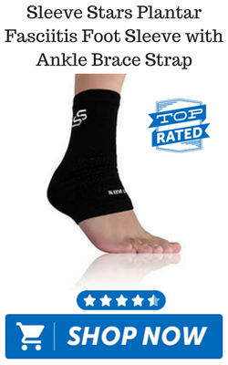Sleeve Stars Plantar Fasciitis Foot Sleeve with Ankle Brace Strap