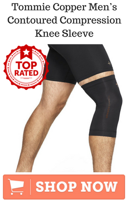 Tommie Copper Men’s Contoured Compression Knee Sleeve