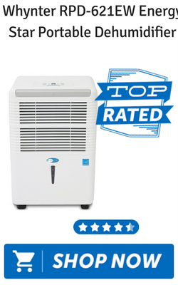 Whynter RPD-621EW Energy Star Portable Dehumidifier