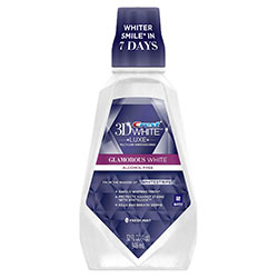 Crest 3D White Luxe Glamorous Multi-Care Whitening Fresh Mint Flavor Mouthwash