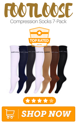 Footloose Compression Socks 7-Pack
