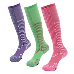 GMARK Unisex Moderate (15-20 mmHg) Graduated Compression Socks