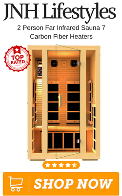 JNH Lifestyles 2 Person Far Infrared Sauna 7 Carbon Fiber Heaters 