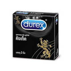 Durex Kingtex small size 49mm. Smooth Condom