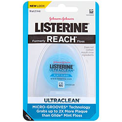 Listerine Ultraclean Floss, Mint, 30 yard