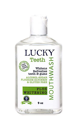Lucky Teeth Organic Mouthwash Plus Whitening