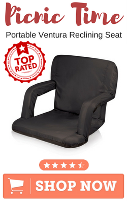 Picnic Time Portable Ventura Reclining Seat