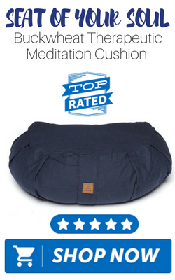 Seat of your Soul Buckwheat Therapeutic Meditation Cushion
