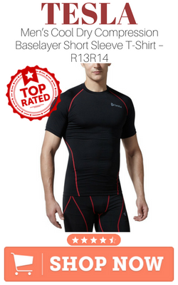 Tesla Men’s Cool Dry Compression Baselayer Short Sleeve T-Shirt – R13R14