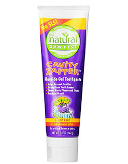 The Natural Dentist Cavity Zapper Fluoride Gel Toothpaste