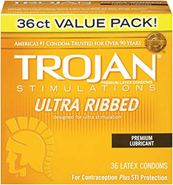 Trojan Ultra Ribbed