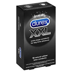 Durex XXL Extra Large Lubricated Condoms