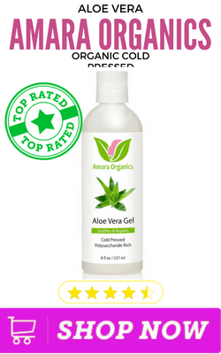 Amara Organics Aloe Vera Gel from Organic Cold Pressed Aloe