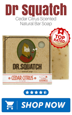 Dr Squatch Cedar Citrus Scented Natural Bar Soap