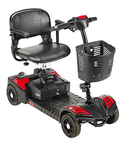 Drive Medical Scout Compact Travel Power Scooter – 4 Wheels