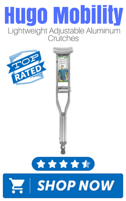 Hugo Mobility Lightweight Adjustable Aluminum Crutches
