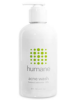 Humane Benzoyl Peroxide 10% Acne Treatment Body & Face Wash