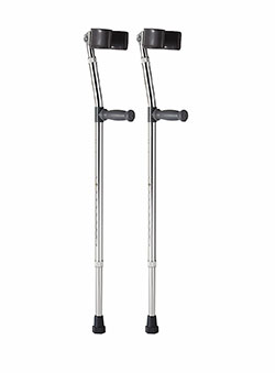 Medline Aluminum Forearm Adult Crutches