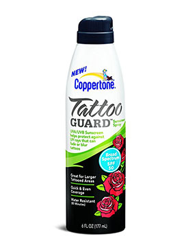 Coppertone Tattoo Guard Continuous Spray