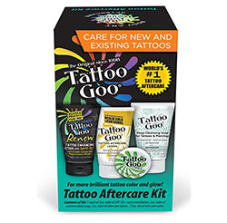 Tattoo Goo Aftercare Kit Includes Soap, New formula, Tattoo Goo, Lotion, Goo Renew