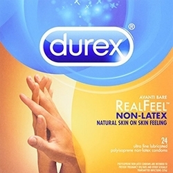 Durex Avanti Bare Real Feel Polyisoprene Non Latex Lubricated Condoms
