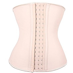 Leyiku Women's Latex Underbust Waist Trainer Corset