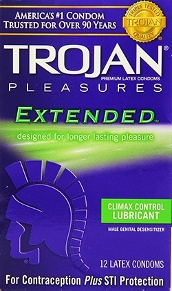 Trojan Extended Climax Control Lubricated Condoms