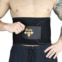 iDofit Premium Adjustable Waist Trimmer Belt