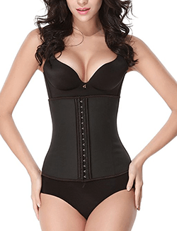 Lover Beauty Women's Latex Underbust Corset Waist Training Cincher 9 Steel Boned Lover Beauty Women's Latex Underbust Corset Waist Training Cincher 9 Steel Boned