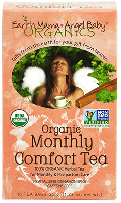 Organic Monthly Comfort Tea by Earth Mama Angel Baby