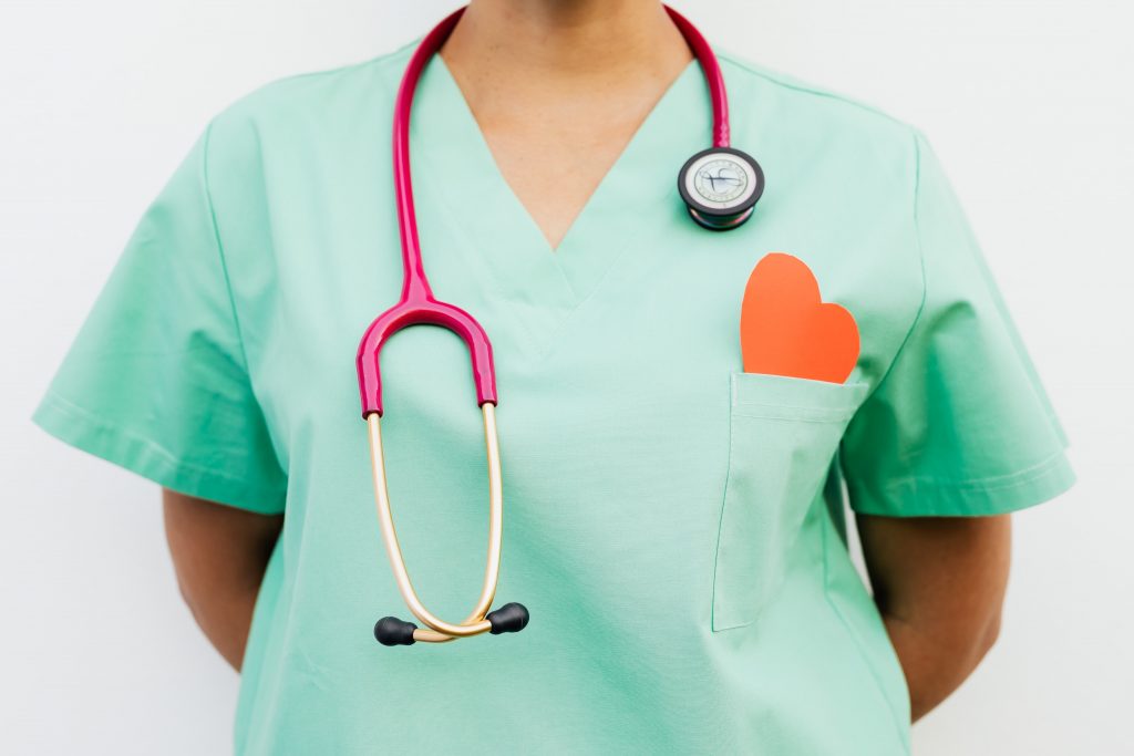 nurse in green