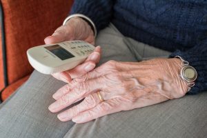 senior citizen living alone