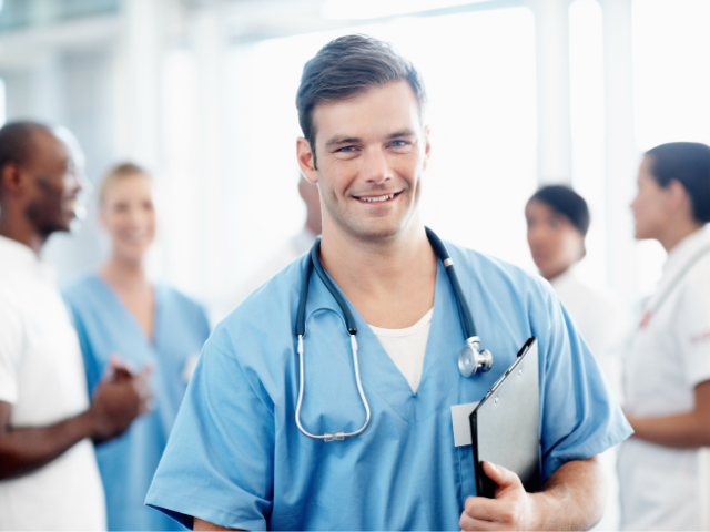 happy nurse