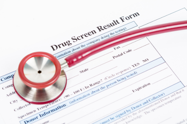 Drug test result