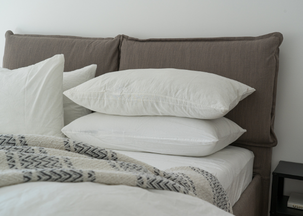 pillows and sheets for a good night's sleep